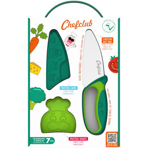 Picture of Little Chef Cutting Knife Green